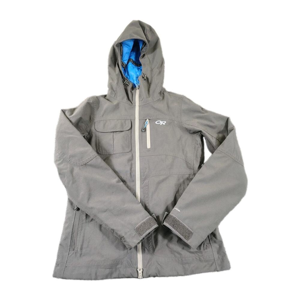 Outdoor Research Blackpowder II Jacket Women's XS Gray Waterproof Insulated EUC